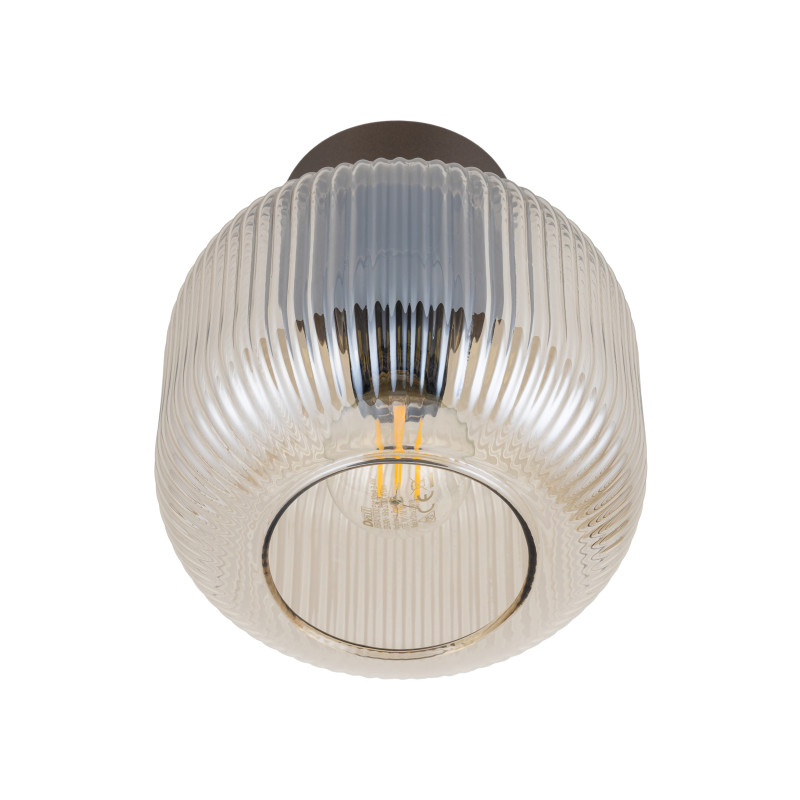 Plafoniera Salvia marrone E14 1 luce TK Lighting