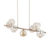 Lampadario Lava Sabia 7 luci sabbia G9 TK Lighting