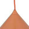 Lampadario Cono arancione 1 luce E27 TK Lighting