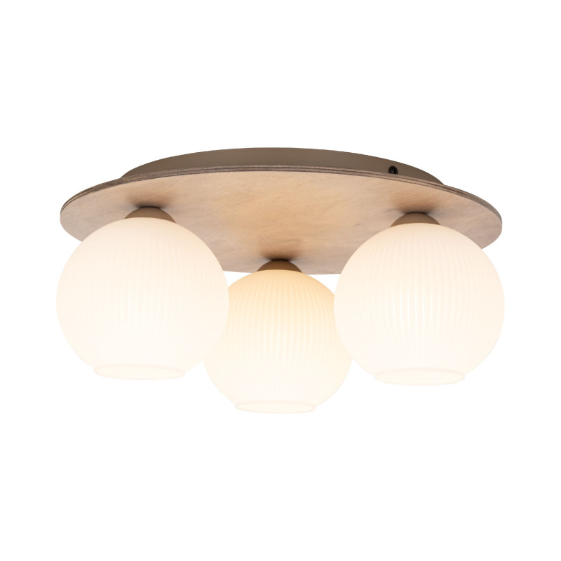 Plafoniera Virlo bianca 3 luci E14 stile classico TK Lighting