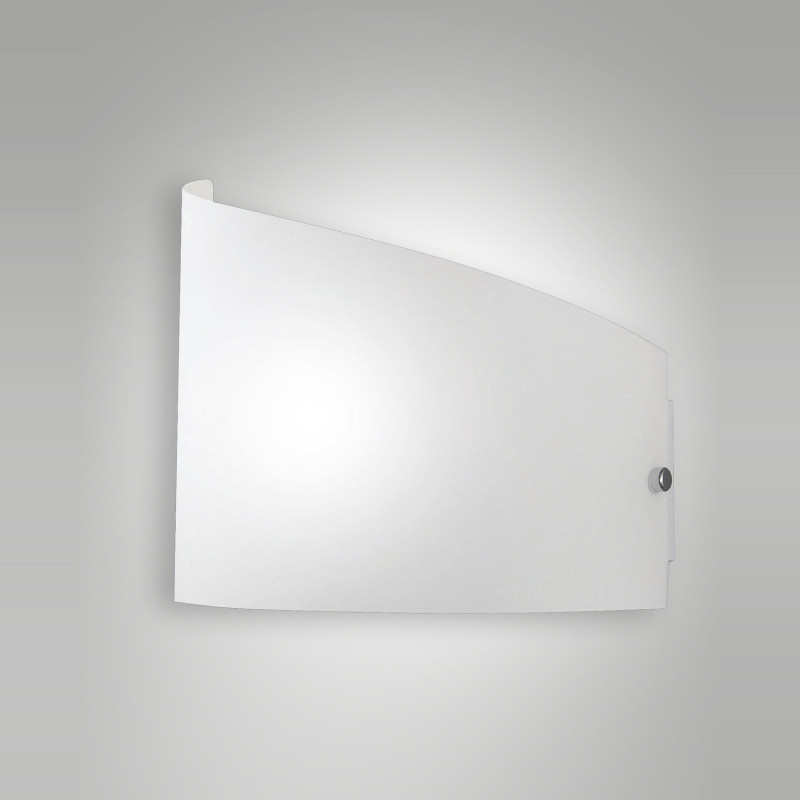 Applique Moa bianca 1 luce E27 moderno Fabas