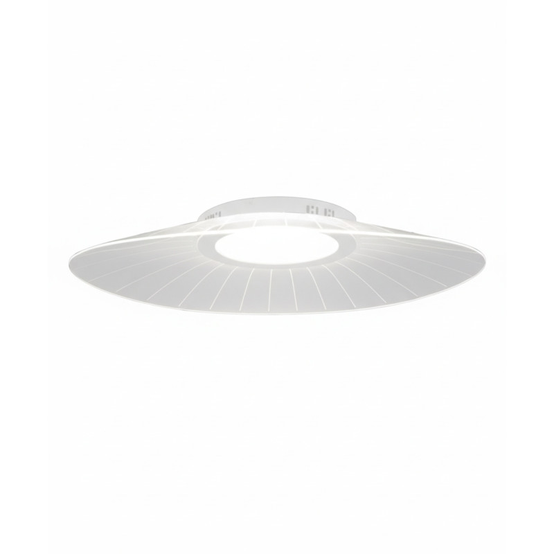 Plafoniera Vela 2 luci Smart Luce bianca Fabas