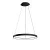 Lampadario Fabas Bacco LED nero 56W a sospensione