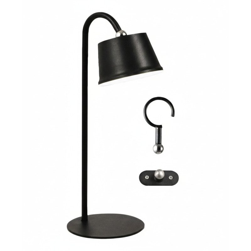 Faretto LED Armanda 1 luce nero moderno Fabas