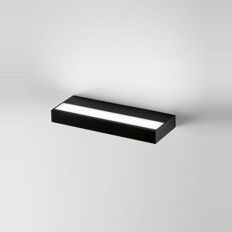 Applique Snap LED integrato 36W nero Fabas