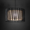 Lampadario Harmony Nature 3 luci nero E27 TK Lighting