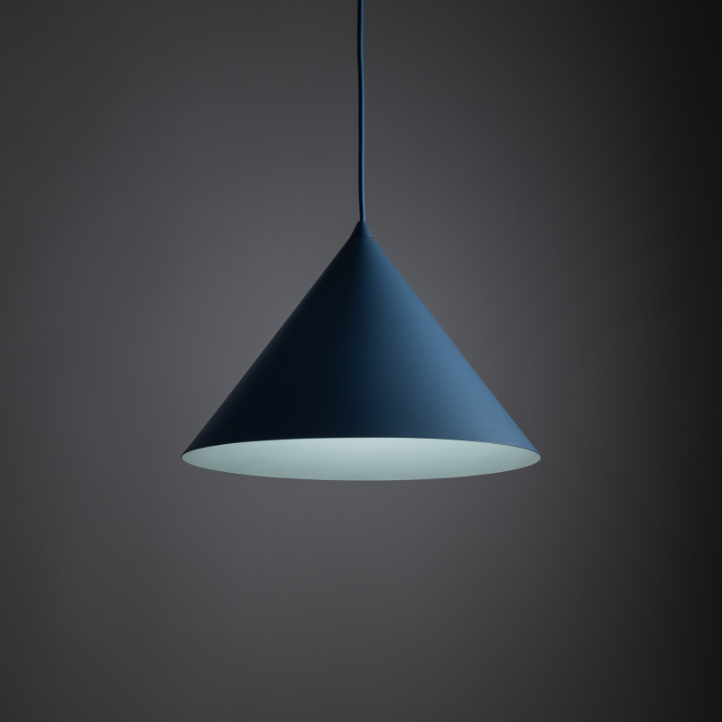 Lampada a sospensione Cono L Navy blu TK Lighting