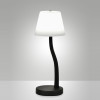 Lampada da tavolo Ibla nera LED 9 W Fabas