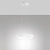 Lampadario a sospensione Quirk LED bianco Fabas