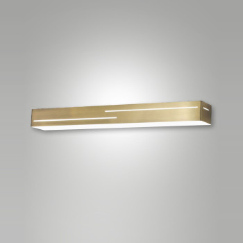 Applique Banny 1 luce LED ottone satinato Fabas