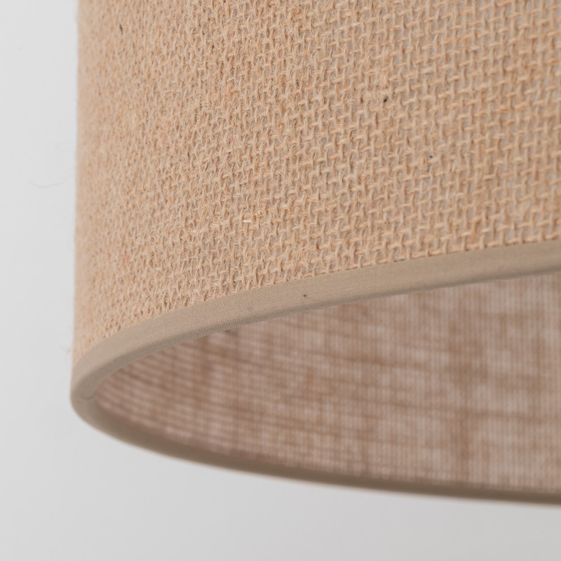 Lampadario Juta 3 luci nero E27 stile boho TK Lighting