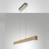 Lampadario Badia 1 luce LED integrato 43W quercia Fabas