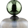 Lampadario Sophia 1 luce nero cognac E14 TK Lighting