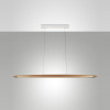 Lampadario sospensione LED Ribot 1 luce quercia Fabas
