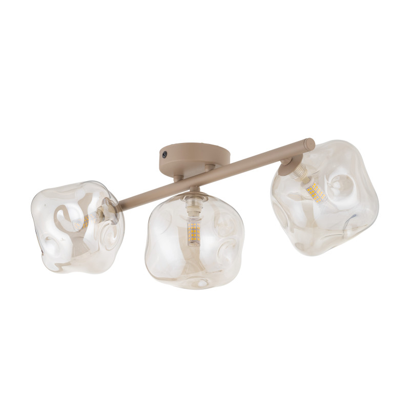 Plafoniera Lava Sabia 3 luci G9 color sabbia TK Lighting