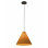 Lampada a sospensione Cone senape E27 Fabas