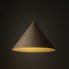 Lampadario a sospensione Cono Xl Sabia sabbia E27 TK Lighting