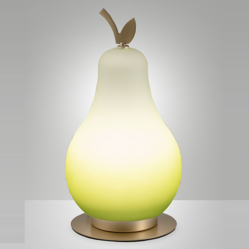 Lampada da tavolo moderna Wilma LED verde Fabas
