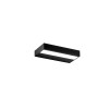 Applique Snap LED integrato nera opaca Fabas