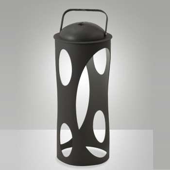 Lampada da tavolo Caddy LED ricaricabile Fabas antracite