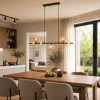 Lampadario Lava 7 luci marrone G9 TK Lighting