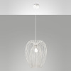 Lampadario Camp bianco moderno 1 luce E27 Fabas