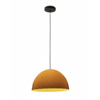 Lampadario 1 luce Carola senape E27 Fabas