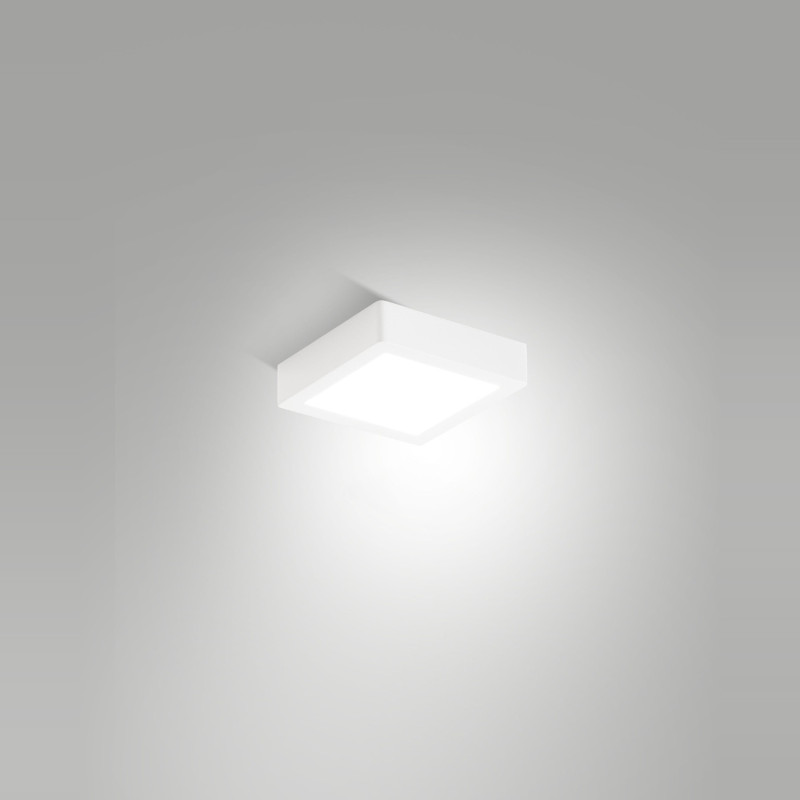 Plafoniera da esterno LED Gian bianca IP54 Fabas