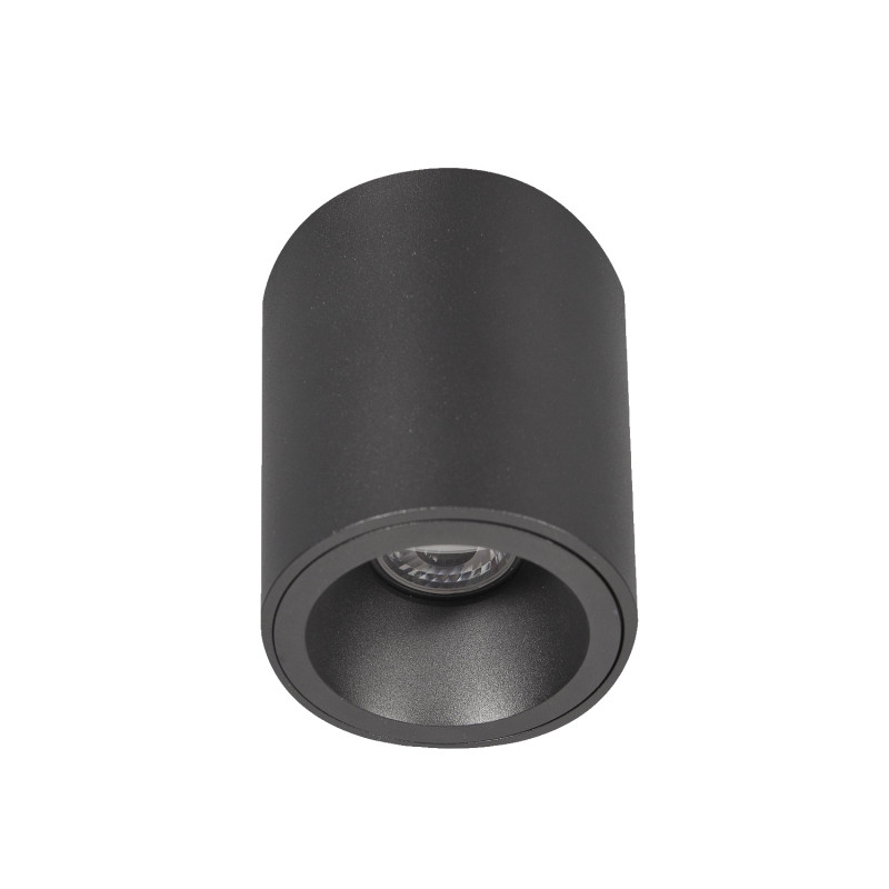 Plafoniera Guamo nera 1 luce GU10 di Fabas