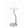 Lampada da tavolo Fabas Ibla LED 9W nichel satinato
