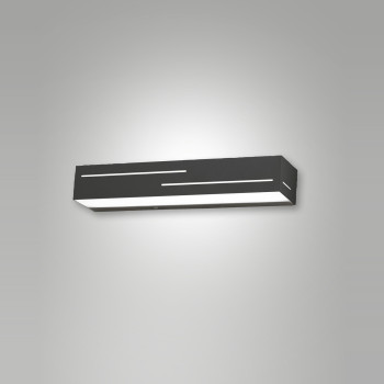 Applique Fabas Banny antracite LED integrato 18W
