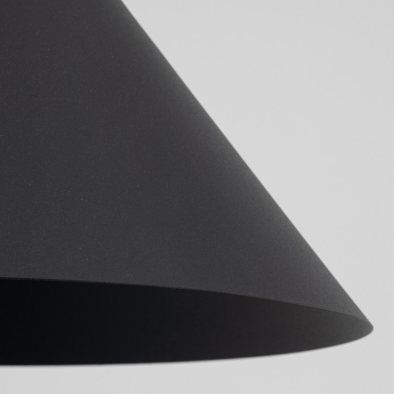 Lampadario Cono L nero 1 luce E27 TK Lighting