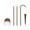 Faretto Armanda LED ricaricabile corten 3 W IP54 Fabas