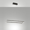 Lampadario Bard LED 1 luce nero 52W Fabas