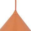 Lampadario Cono L Salmon arancione 1 luce E27 TK Lighting