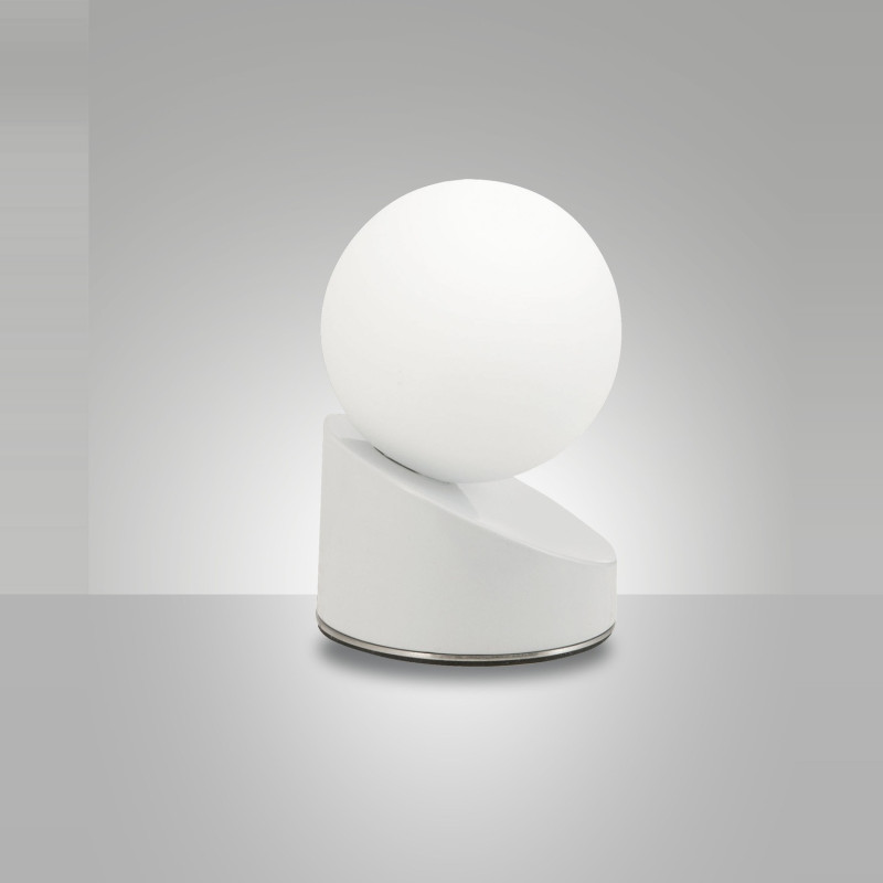 Lampada da tavolo Gravity bianca 1 luce Fabas