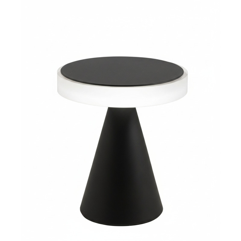 Lampada da tavolo LED Neutra nera 1 luce Fabas