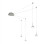 Lampadario a sospensione Isabella LED 32W Fabas
