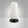 Lampada da tavolo Milady nera 1 luce Fabas