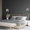 Applique Chicago Linen 1 luce beige e nera E27 TK Lighting