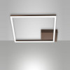 Plafoniera quadrata Bard corten LED 39W Fabas