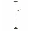 Piantana LED Ideal nera orientabile 40 W Fabas