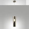 Sospensione Sintesi fumé 1 luce E27 Fabas