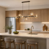 Lampadario Lava 7 luci marrone G9 TK Lighting