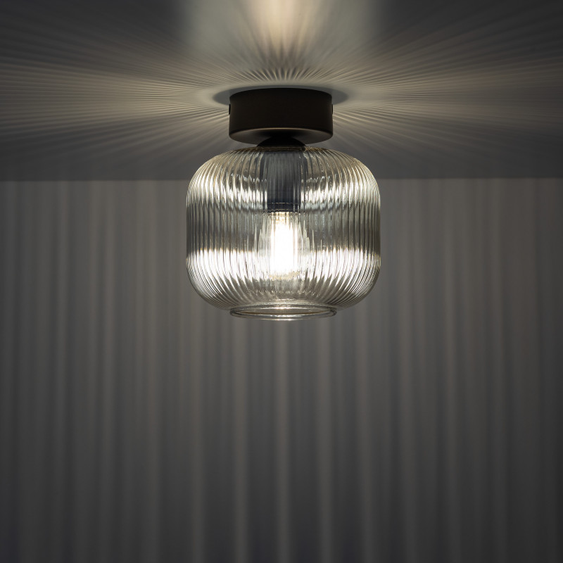 Plafoniera Salvia marrone E14 1 luce TK Lighting