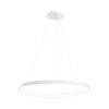 Lampadario sospensione LED Quirk bianco Fabas 1 luce