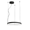 Lampadario sospensione Bacco nero LED 1 luce Fabas
